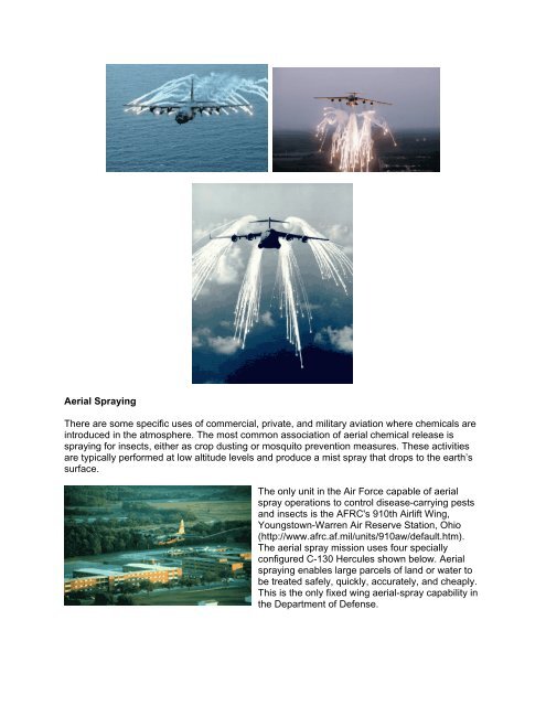 CONTRAILS FACTS - Air Force Link