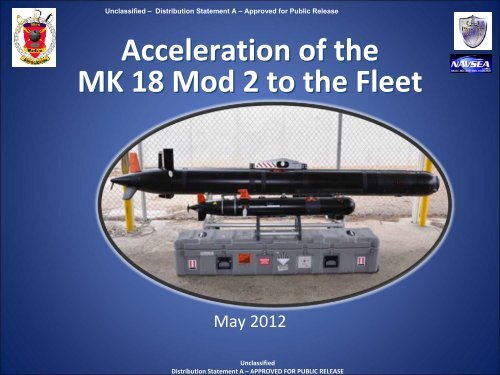 MK 18 Family of Systems - 10th International Mine Warfare ...