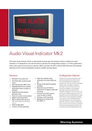 Audio Visual Indicator Mk2 - Wormald