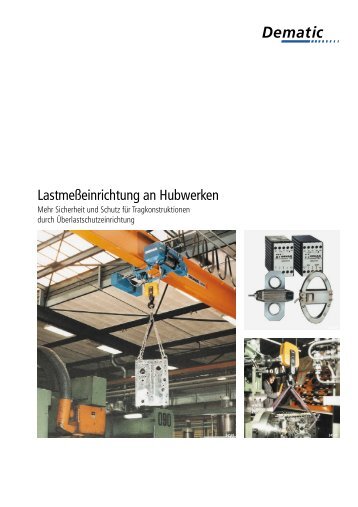 Lastmeßeinrichtung an Hubwerken - Demag Cranes & Components ...