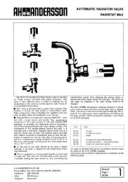 Rapidfix Radiator RADIATOR MANIFOLD RADIFIX RADIFLEX - TA Hydronics