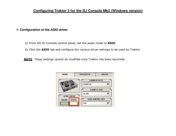 Configuring Traktor 3 for the DJ Console Mk2 (Windows ... - Hercules