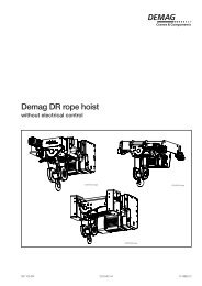 Demag DR rope hoist - Demag Cranes & Components