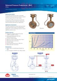 Balanced Pressure Proportioner - Mk2 PPW - Skum - Tyco