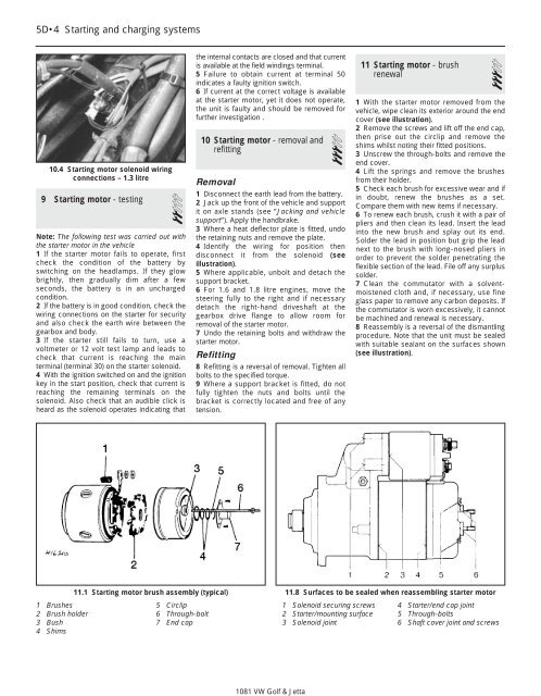 VW MKII A2 MK2 Golf Jetta Fox Service Manual - VAGLinks.com