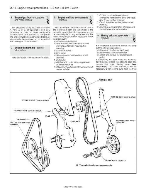 VW MKII A2 MK2 Golf Jetta Fox Service Manual - VAGLinks.com