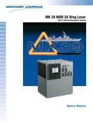 MK 39 MOD 3A Ring Laser - Northrop Grumman Electronic Systems ...