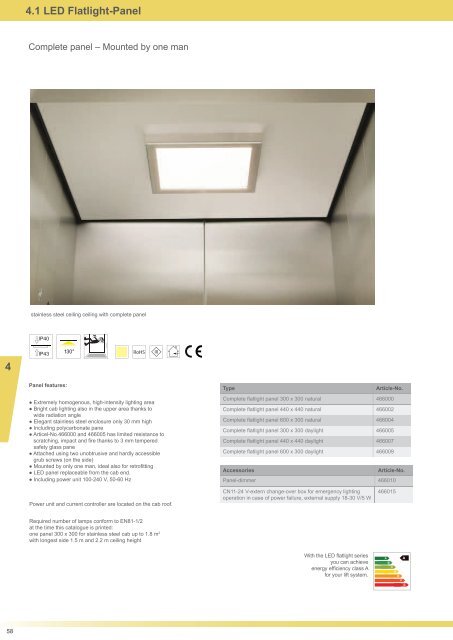 LED-Flatlight-Spot d60 - Henning GmbH