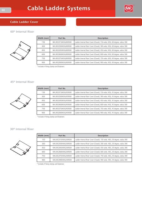 Cable Trays - MK Electric