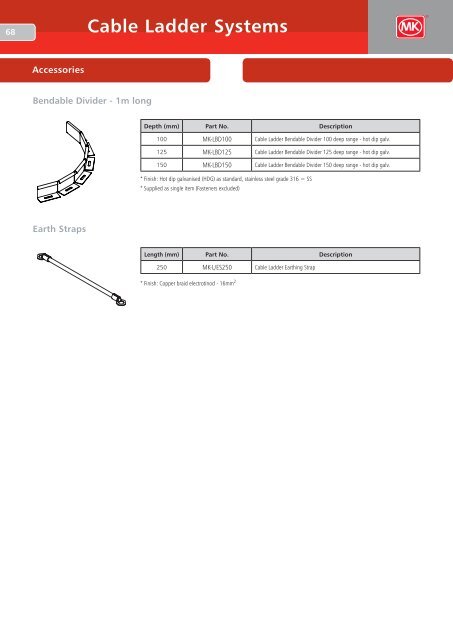 Cable Trays - MK Electric