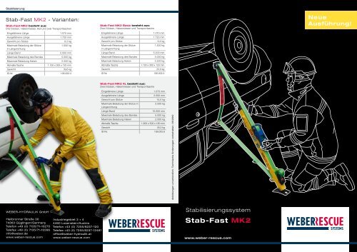Prospekt Stab-Fast MK2 - Weber-Hydraulik GmbH