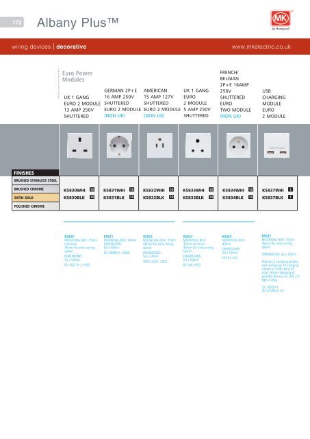 Catalogue PDF - MK Electric