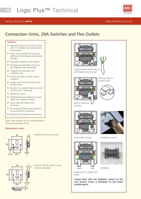 Technical Specification - MK Electric