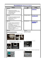 Gerätebörse (Stand 24.01.2013) - Deutscher Berufsverband der ...