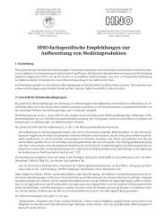 Empfehlungen zur Aufbereitung von Medizinprodukten - Deutscher ...
