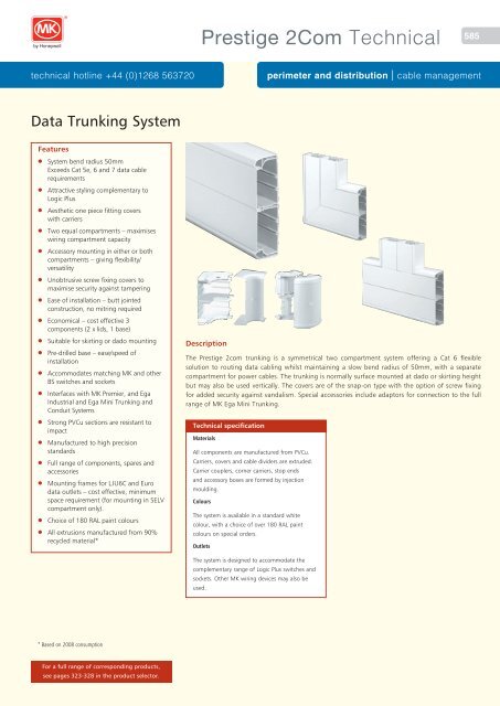 Technical Specification - MK Electric