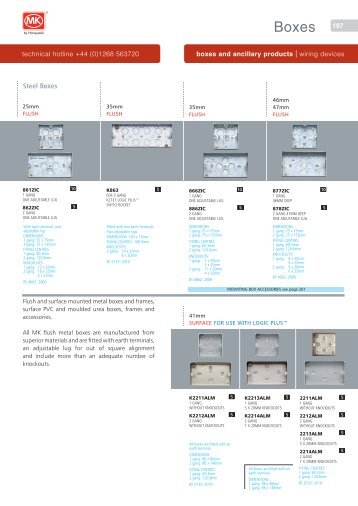 Catalogue PDF - MK Electric