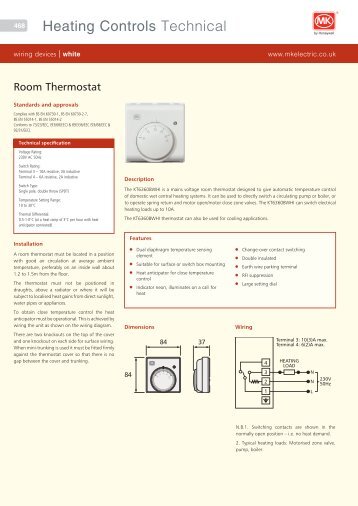 Heating Controls Technical - MK Electric
