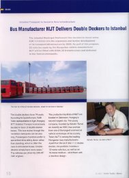 Bus Manufacturer MJT Delivers Double Dockers to Istanbul