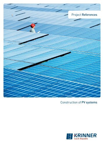 Project References Construction of PV systems - Krinner Czech ...
