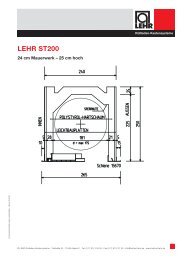 LEHR ST200 - LEHR Rollladen-Kastensysteme