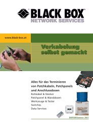 Verkabelung selbst gemacht UTP-Rohkabel 2 - servswitch