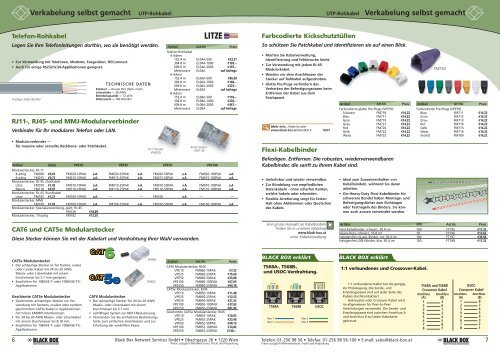 Verkabelung selbst gemacht UTP-Rohkabel 2 - servswitch