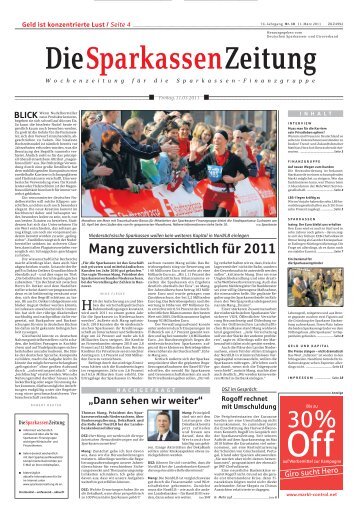 als PDF downloaden - Sparkassenzeitung