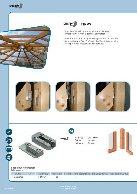 PDF: Technische Daten und Produktinformationen - sherpa