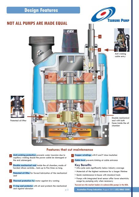 Tsurumi Dewatering Pumps Introduction (Aug 2011). - Aussie Pumps