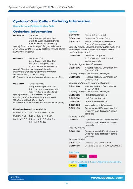 2011 Product Catalogue - Specac