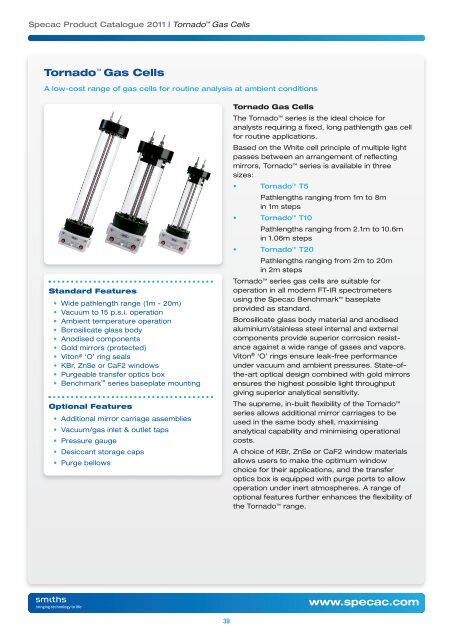 2011 Product Catalogue - Specac