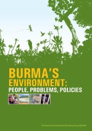 burma's environment - S. Rajaratnam School of International Studies