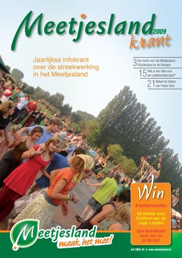 Jaarlijkse infokrant - Meetjesland.be