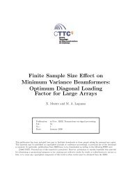 Finite Sample Size Effect on Minimum Variance Beamformers - CTTC