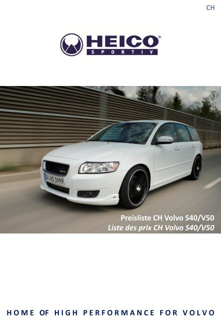 Volvo S40/V50 (544/545) - Central Garage Wälty AG