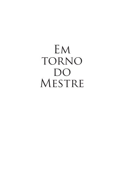 Em torno do Mestre