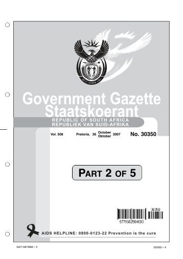 Government Gazette Staatskoerant - CIPC