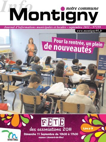 N° 259 - septembre 2011 (pdf - Ville de Montigny-lès-Cormeilles