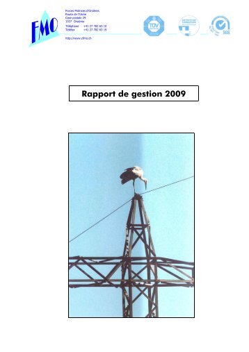 Rapportgestion2009 - FMO