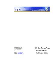 HOB WebSecureProxy Universal Client Installationshandbuch für ...