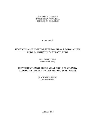 pdf - Digitalna knjižnica BF - Univerza v Ljubljani