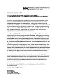 Download (pdf) - Museum für Moderne Kunst