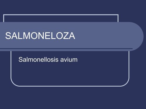 salmoneloza ljudi