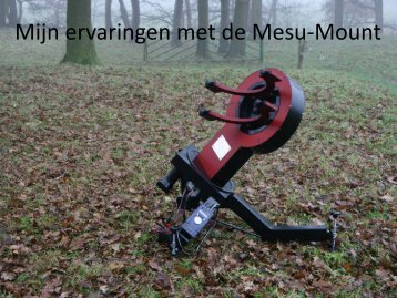 Mijn ervaringen met de Mesu-Mount - Astro-imaging.com