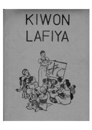 Kiwon Lafiya Chapter 1: Amfanin Abinci - Najude Pioneer School
