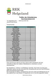 1.Gemeinsame Sitzung - Helgoland