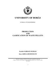PRODUCTION AND GASIFICATION OF WASTE PELLETS Farokh