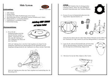 Slide-System-Montageanleitung