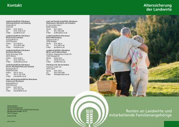 Renten an Landwirte und mitarbeitende Familienangehörige - LSV